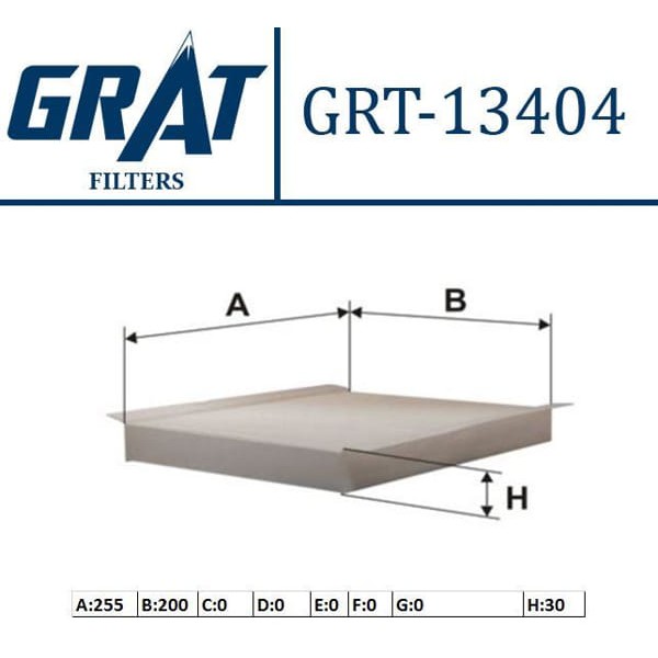 GRAT 13404 Polen Filtresi Xsara Picasso 99-