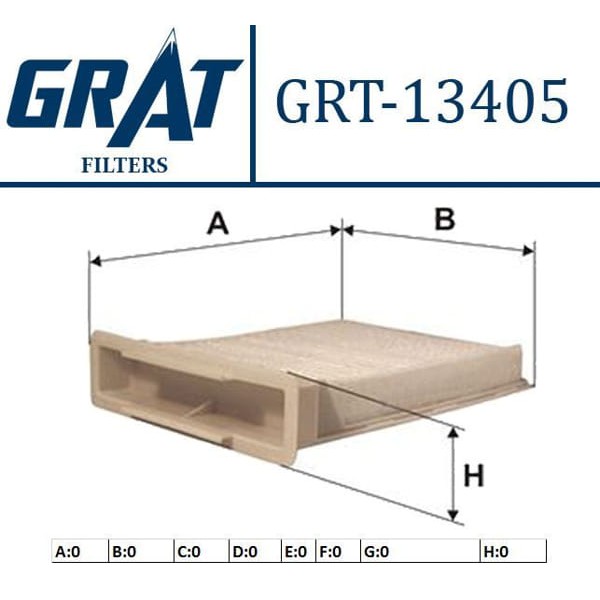 GRAT 13405 Polen Filtresi 107 05- / C1 05-