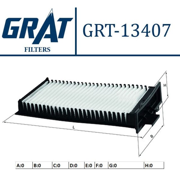 GRAT 13407 Polen Filtresi C5 01- Ac Manuel
