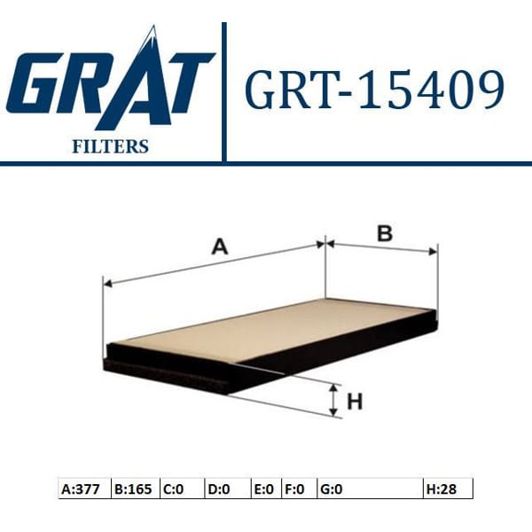 GRAT 15409 Polen Filtresi Lt28 Lt35 / Sprinter 95-06