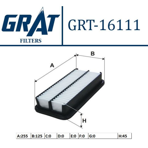 GRAT 16111 Hava Filtresi Getz 02-10 1.5 CRDI 