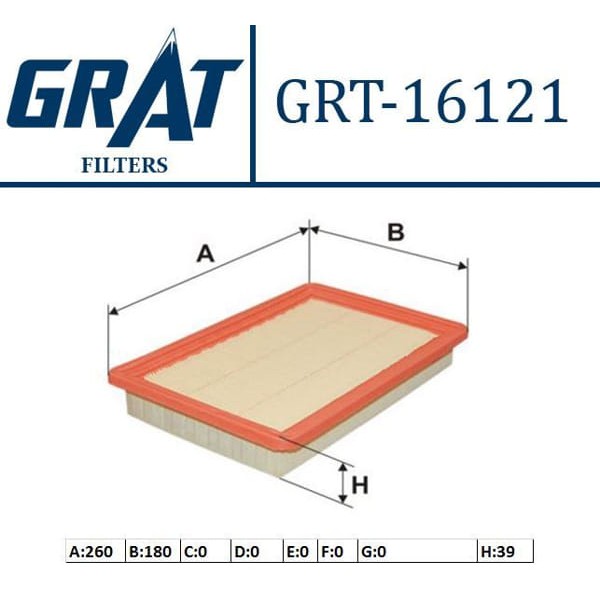 GRAT 16121 Hava Filtresi Elantra 96-00 1.6 1.8