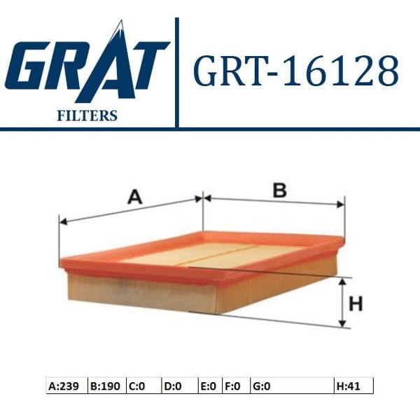 GRAT 16128 Hava Filtresi Sonata 98-04