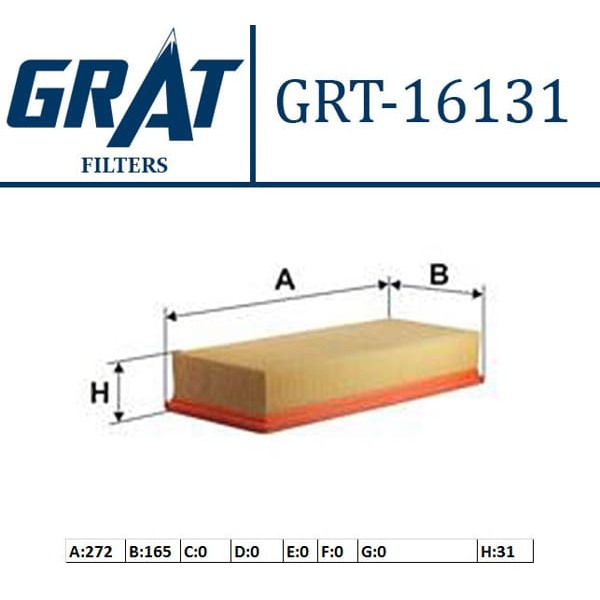 GRAT 16131 Hava Filtresi Atos 06- 1.1