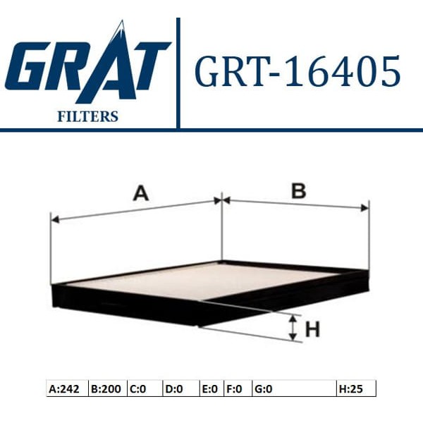 GRAT 16405 Polen Filtresi Accent Mılenyum 00-03 
