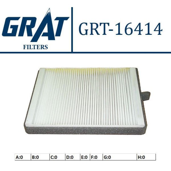 GRAT 16414 Polen Filtresi Accent Mılenyum 00-03 Plastik Kasalı