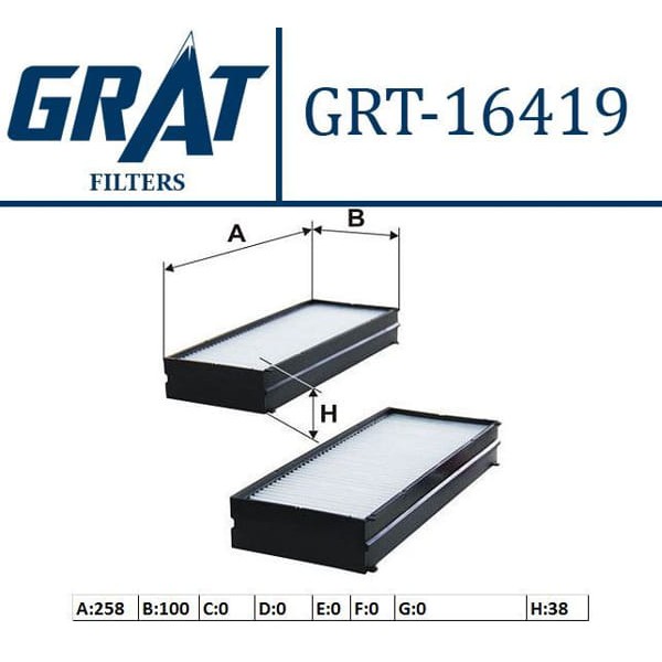 GRAT 16419 Polen Filtresi Sonata 01-04 Santafe 01-06 Çıftlı