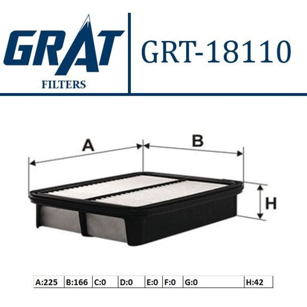 GRAT 18110 Hava Filtresi Corolla Ae111 98-02 1.3 Inj.