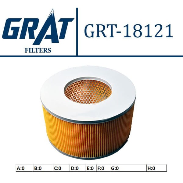 GRAT 18121 Hava Filtresi Hilux 98-00 2Wd Ln145