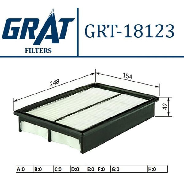 GRAT 18123 Hava Filtresi Corona At171 At181 88-91 1.8S 16V