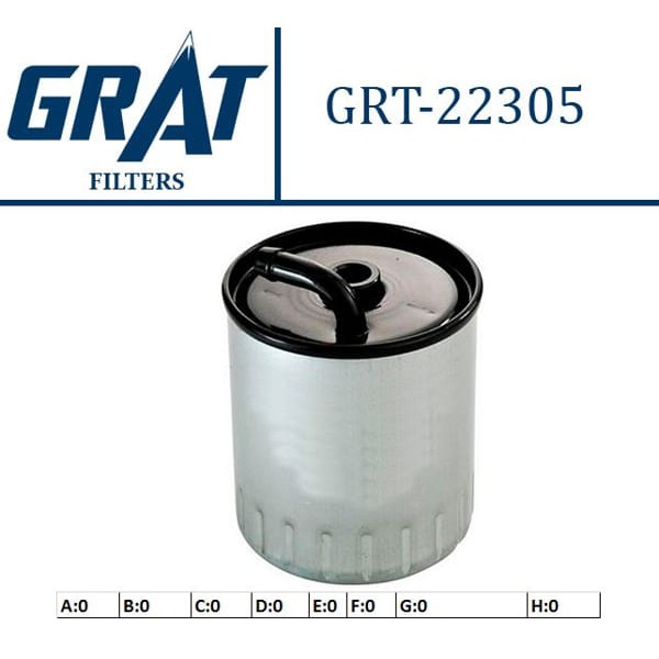 GRAT 22305 Mazot Filtresi Mercedes W203 W163 00-07 