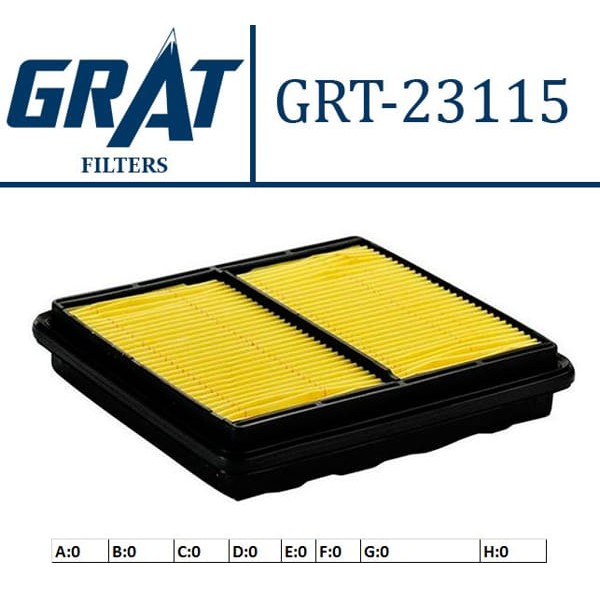 GRAT 23115 Hava Filtresi Civic Euro 96-00 Plastik