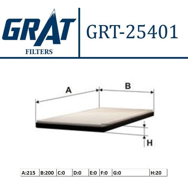 GRAT 25401 Polen Filtresi Spark 10-