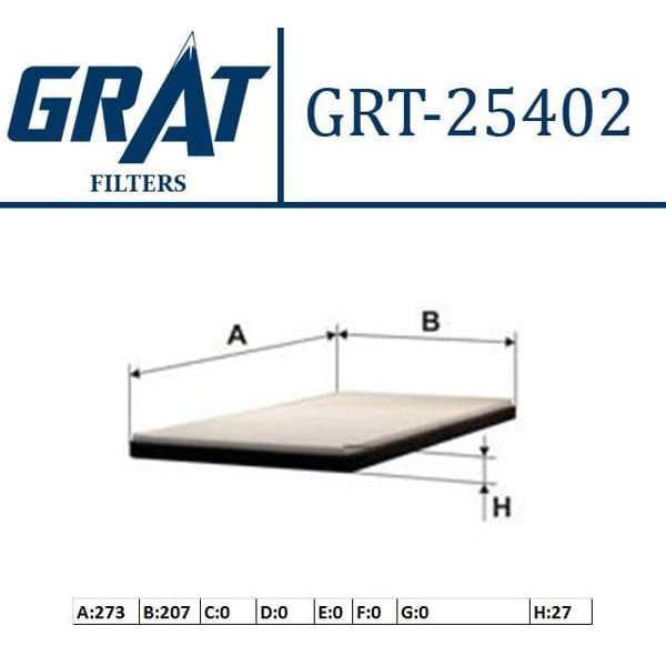 GRAT 25402 Polen Filtresi Antara 06- / Captiva 06-