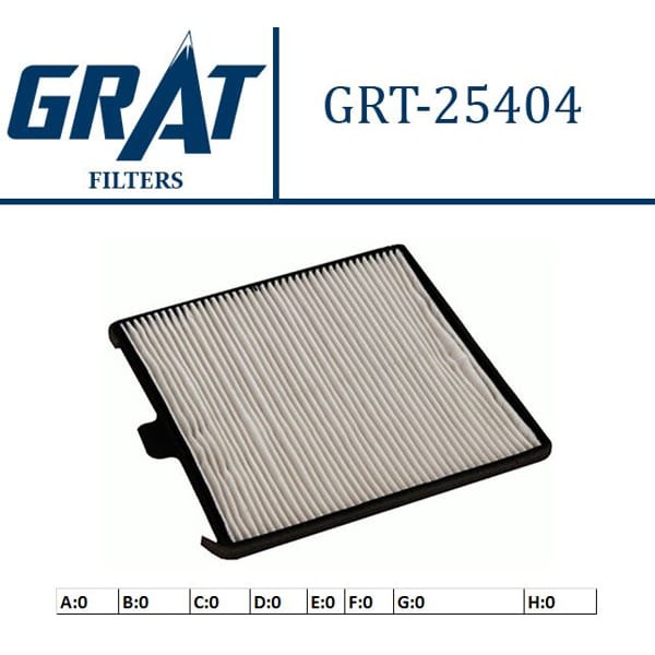 GRAT 25404 Polen Filtresi Spark 05- / Matız 98- 