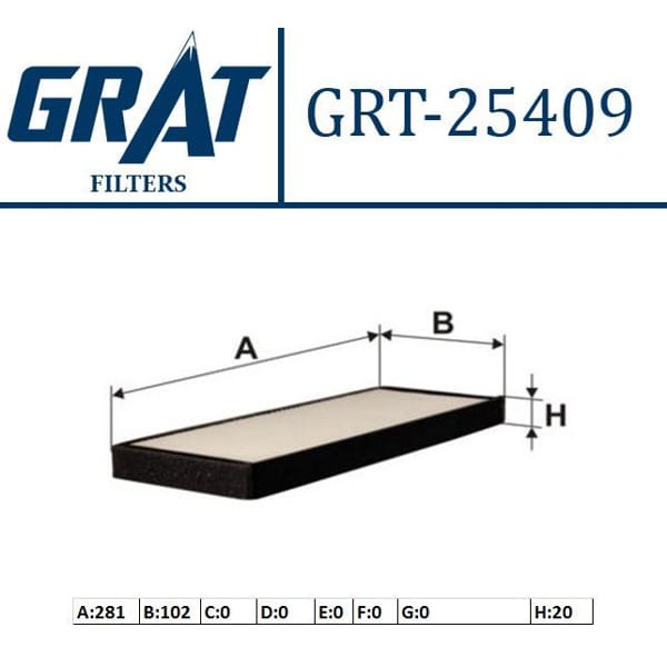 GRAT 25409 Polen Filtresi Rezzo 05- 