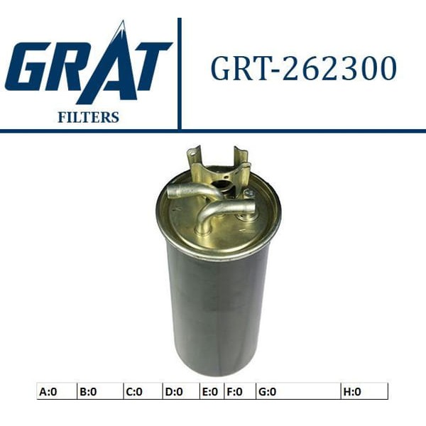 GRAT 26300 Mazot Filtresi A6 04- 2.7 TDI 3.0 TDI 