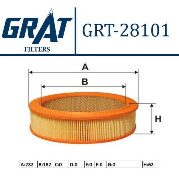 GRAT 28101 Hava Filtresi Nıva Samara 