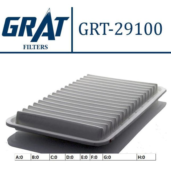 GRAT 29100 Hava Filtresi Mazda 2 Mazda 3 Demıo 07-