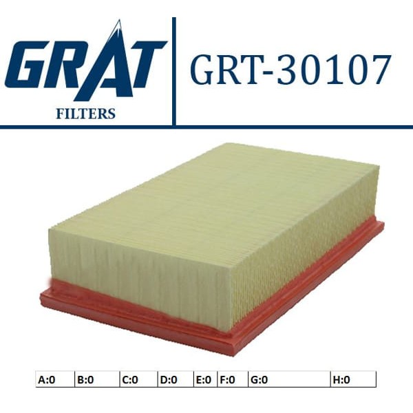 GRAT 30107 Hava Filtresi Bmw 3 Bmw 5 Bmw 7 Bmw Z1 316I 318I 320I 325I 520I 525I 518I 750I 850I