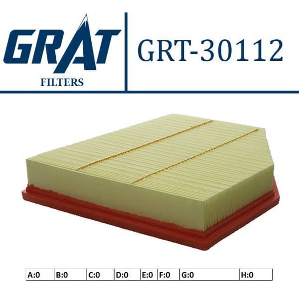 GRAT 30112 Hava Filtresi Bmw 5 Bmw 6 Bmw Z4 520 525 530 