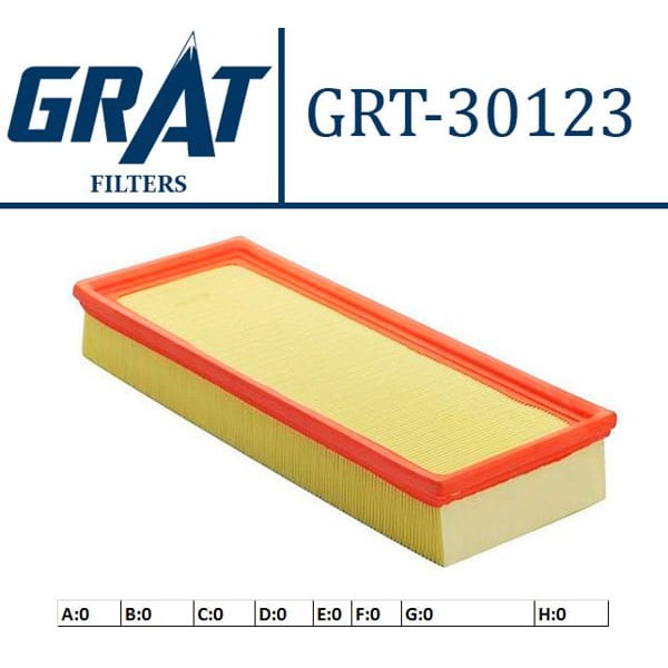 GRAT 30123 Hava Filtresi Bmw 5 E34 E39 Bmw 7 E32 E38 530İ 535İ 540İ 740İ 840İ 