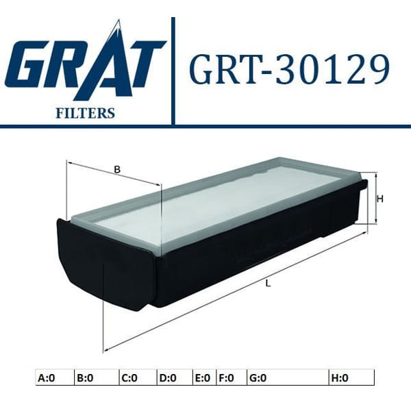 GRAT 30129 Hava Filtresi Bmw X3 Bmw X5 Bmw X6 330D Xdrive 430D 530D 640D 730D
