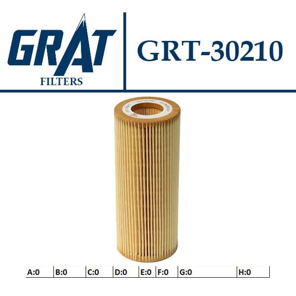 GRAT 30210 Yağ Filtresi Bmw 3 Bmw 5 Bmw 7 