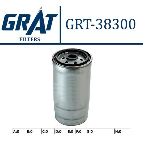 GRAT 38300 Mazot Filtresi Ducato / Starex H1 / Sorento 2.3 Jtd 2.5 CRDI