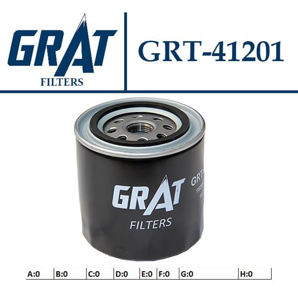 GRAT 41201 Yağ Filtresi Navara 05-10 / Cherokee 4.0 4.7 5.2 