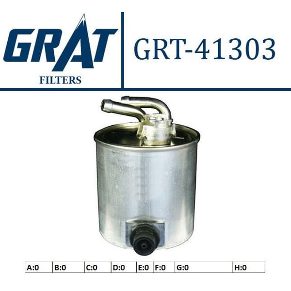 GRAT 41303 Mazot Filtresi Navara 05-12 2.5 DCI