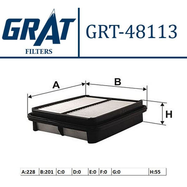 GRAT 48113 Hava Filtresi Grand Vitara 98-05 1.6 2.0 