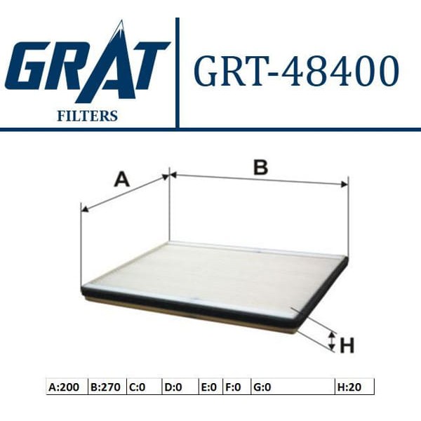 GRAT 48400 Polen Filtresi Grand Vitara 06-11