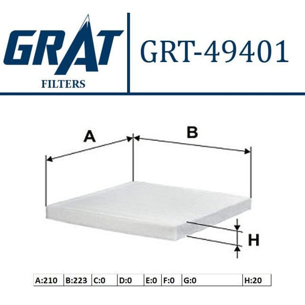 GRAT 49401 Polen Filtresi S40 95- V40 95-