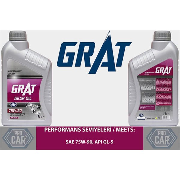 GRAT 675901 Şanzıman Yağı 75-90 1 Lıtre Apı Gl-5