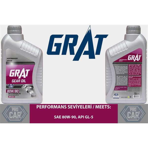 GRAT 680901 Şanzıman Yağı 80-90 1 Lıtre Apı Gl-5