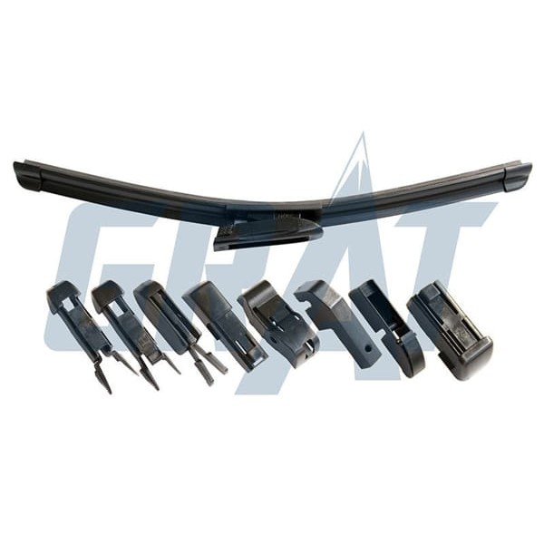 GRAT M400A Silecek Süpürgesi Ünıversal Muz Tipi 9 Aparatlı 400Mm 