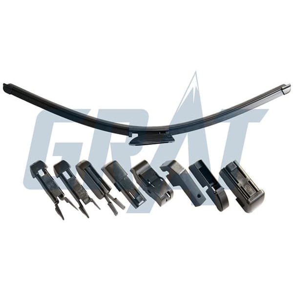 GRAT M450A Silecek Süpürgesi Ünıversal Muz Tipi 9 Aparatlı 450Mm  