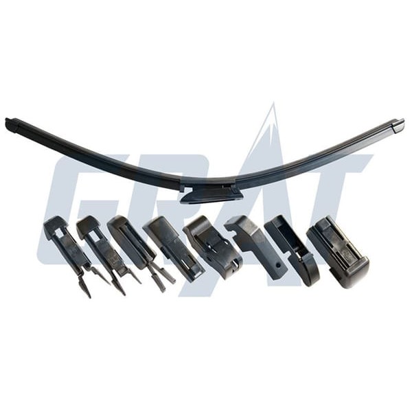 GRAT M550A Silecek Süpürgesi Ünıversal Muz Tipi 9 Aparatlı 550Mm 