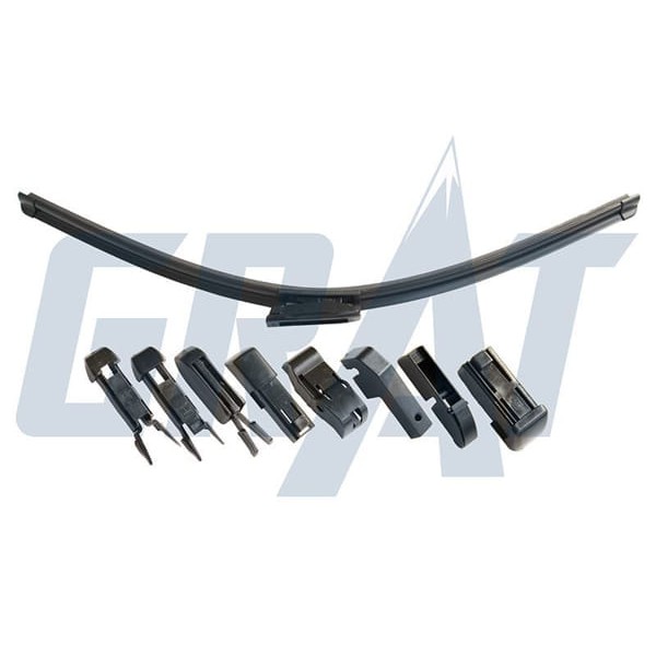 GRAT M650A Silecek Süpürgesi Ünıversal Muz Tipi 9 Aparatlı 650Mm  