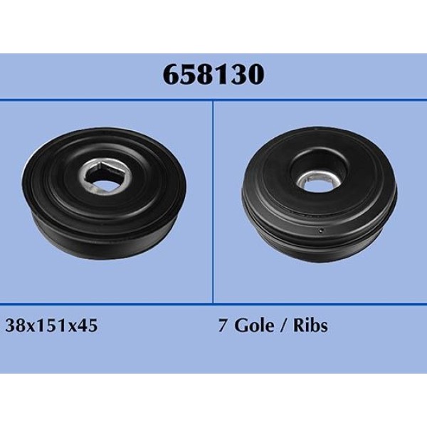 GROSSE 671 Krank Kasnağı Master III 08- / Movano B 08- / Nv400 2.3 Cdtı 2.3 DCI 