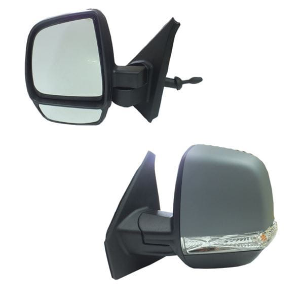 GVA 1029159 Dış Dikiz Aynası Sağ Mekanik Doblo 10- Sinyalli Kapaksız 2 Fişli Çıft Cam 