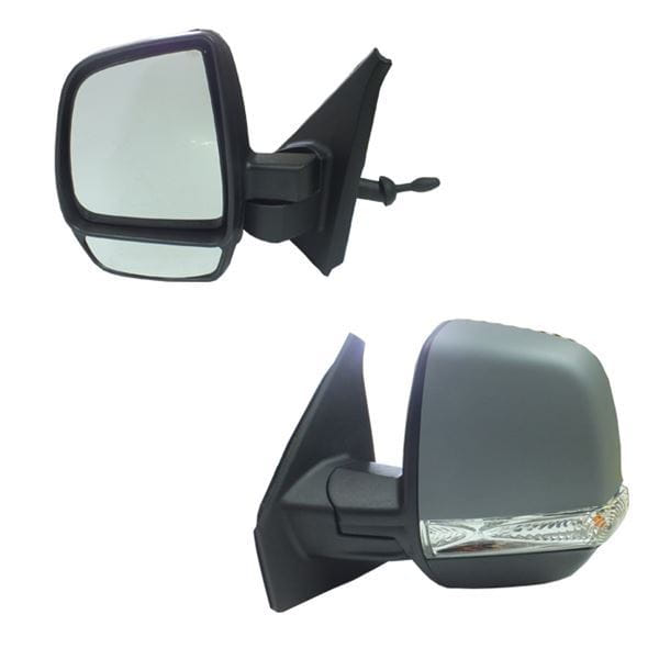 GVA 1029161 Dış Dikiz Aynası Sol Mekanik Doblo III 11- Md. Sinyalli Kapaksız 2 Fişli-Çıft Cam-Astar 