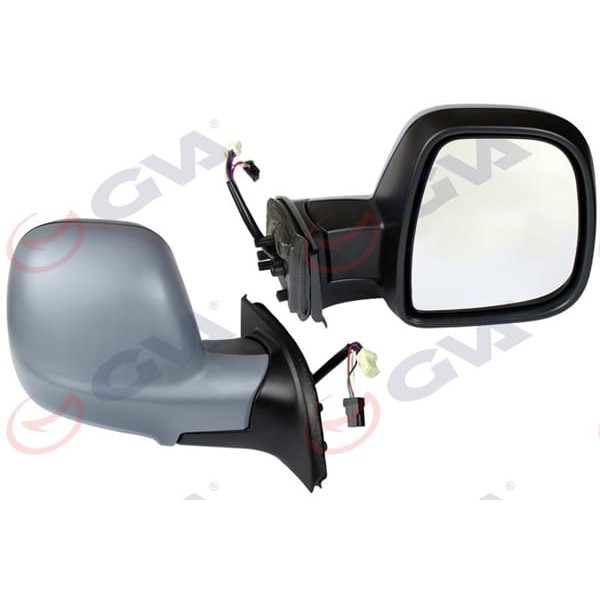 GVA 1045114 Dış Dikiz Aynası Elektrikli Katlanır Sağ Partner-Berlingo 13- Astarlı Konveks Cam Sensör