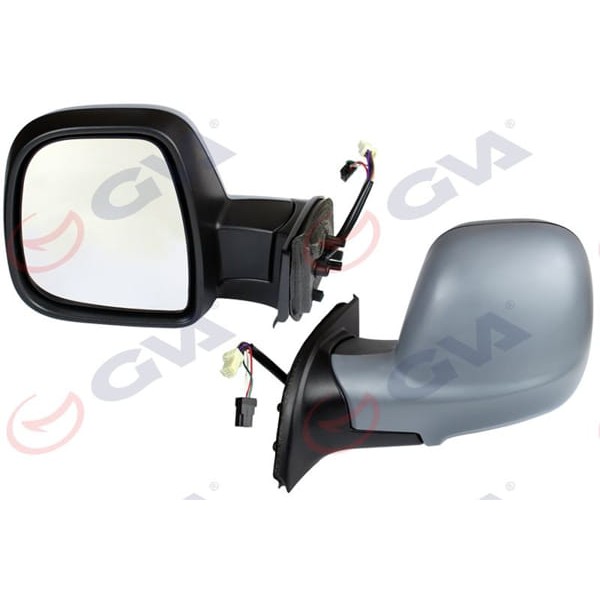 GVA 1045115 Dış Dikiz Aynası Elektrikli Katlanır Sol Partner-Berlingo 13- Astarlı Konveks Cam Vm-811