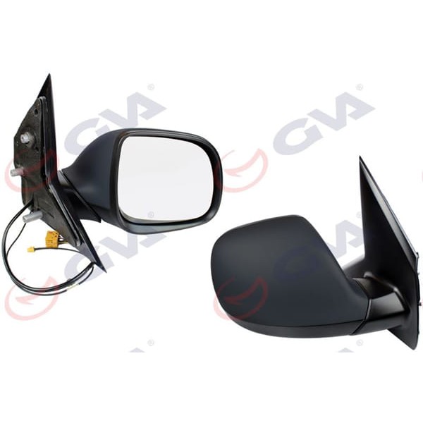GVA 1075554 Dış Dikiz Aynası Sağ Transporter T7 Elektrikli-Isıtmalı-Siyah 5 Fiş 2015