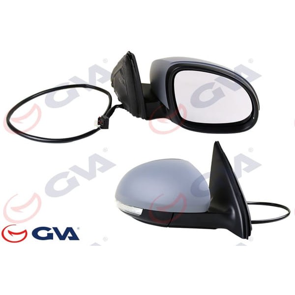 GVA 1075630 Dış Dikiz Aynası Sağ Elektirikli Isıtmalı Tiguan 09 Astarlı Sinyalli 6 Fişli