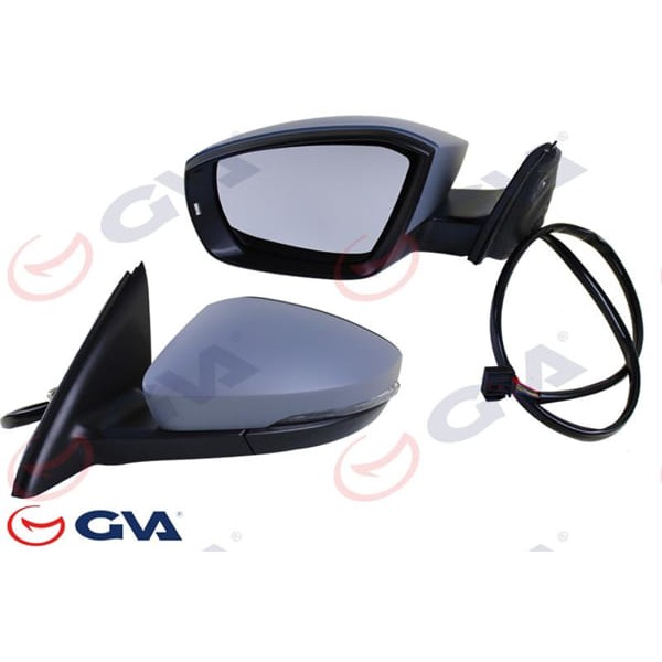 GVA 1075851 Dış Dikiz Aynası Sol Elektirikli Isıtmalı Octavia 13 17 Astarlı Sinyalli 6 Fişli