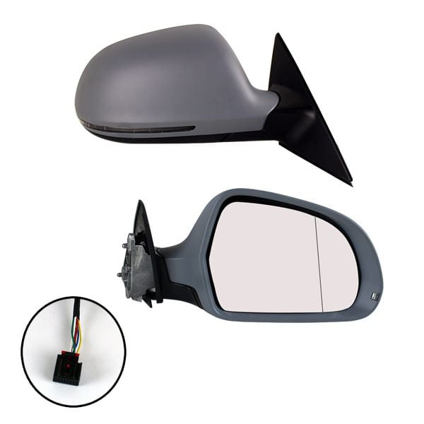 GVA 1075965 Dış Dikiz Aynası Elektrikli Isıtmalı Otomatik Katlanır Sağ Audi A3 3 Kapılı 2008-2012 (A