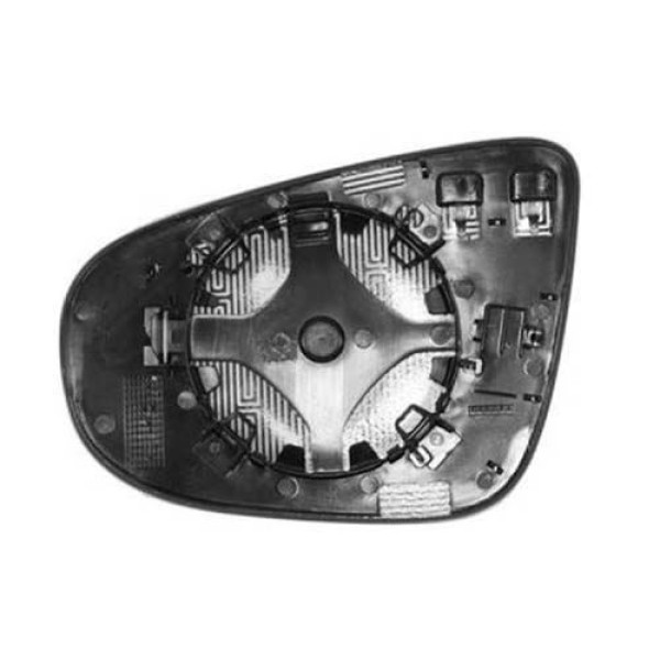 GVA 1175028 Dikiz Ayna Camı Sağ Elektrikli Isıtmalı Golf VI 08-12